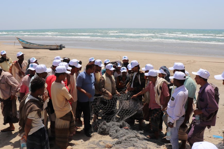 الهيئة الإقليمية (PERSGA) والهيئة العامة لحماية البيئة: تنفيذ برنامج توعية وتواصل مع صيادي منطقة ساحل أبين