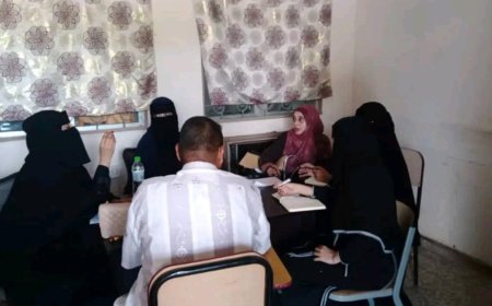 ​مديرة إدارة التفتيش تترأس اجتماعاً موسعاً  لمناقشة خطة الفصل الثاني