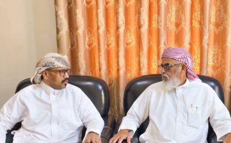 التميمي مدير عام مصلحة شؤون القبائل يبحث مع رئيس هيئة الصلح والتحكيم بمرجعية قبائل حضرموت جهود إصلاح ذات البين