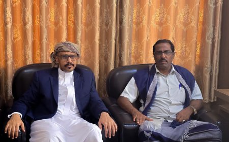 التميمي مدير عام مصلحة شؤون القبائل يبحث مع مدير عام مديرية رخية سبل التعاون المشترك