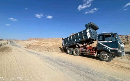 تحرك متواصل في حضرموت.. أعمال طارئة لإعادة تأهيل طريق سيئون – ساه – المكلا