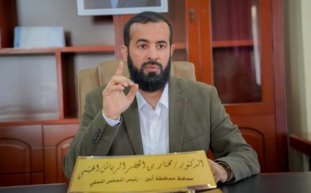 محافظ أبين يجري اتصالاً بمدير عام  مودية ويطمئن على صحة الاخ حسين دحه عقب محاولة اغتياله