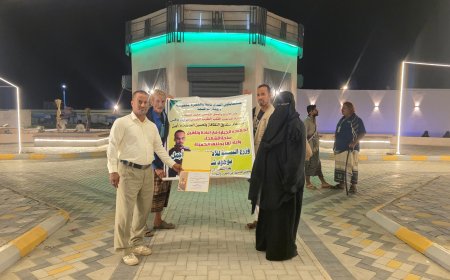 أمبيضاء يحتفي بصناع الفرح في أبين ويكرم القائمين على تطوير ساحة الشهداء