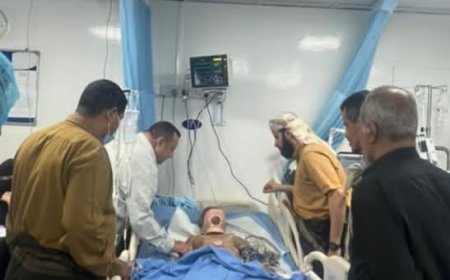 محافظ أبين يطمئن على صحة الأستاذ حسين دحه عقب محاولة اغتياله في مودية