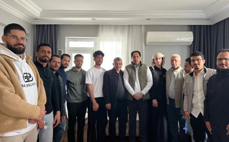 الوزير البكري يشارك في تشييع وعزاء الشاب هيثم الزنداني في أنطاليا