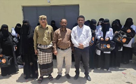 شبوة تشهد نقلة نوعية في القطاع الصحي بتدشين حقائب القبالة وافتتاح مخازن حديثة