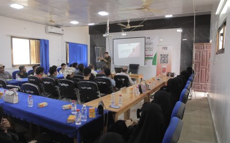 أريج تنفذ دورة متخصصة بجامعة المهرة لتعزيز مهارات الصحافة الاستقصائية