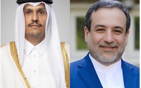 وزير الخارجية القطري يتلقى اتصالاً هاتفياً من وزير الخارجية الإيراني