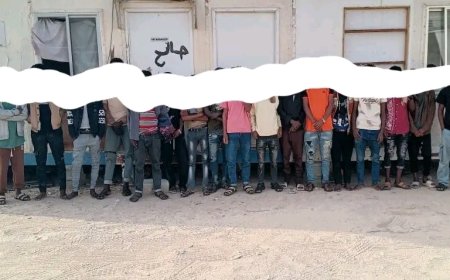 عملية أمنية تكشف وكرًا للدعارة وتضبط 32 متهمًا من الجنسية الإثيوبية في شحن بالمهرة