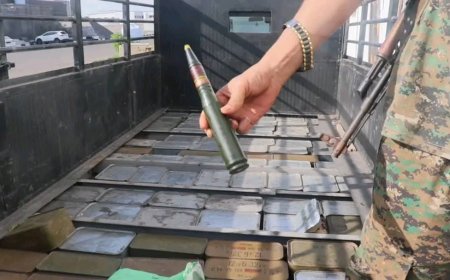 في عملية نوعية.. قوات الأمن الوطني بعدن تضبط شاحنة محمّلة بكميات كبيرة من الذخائر المهربة