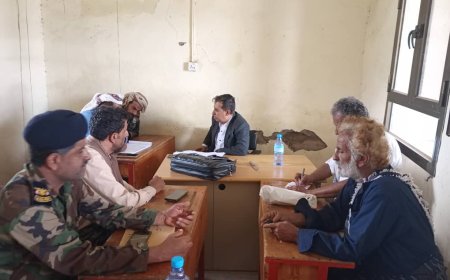 مدير أمن لودر ووكيل نيابة أبين يناقشان سبل التنسيق الأمني فيما بينهما