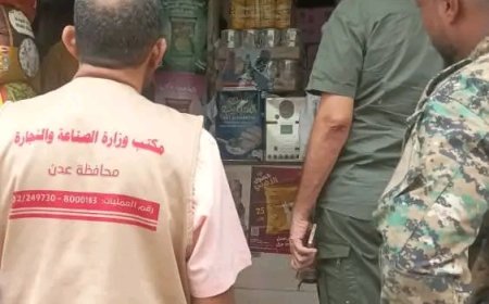 إغلاق 17 محلاً مخالفاً في مديرية الشيخ عثمان وتحويلهم للنيابة