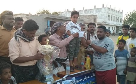 برعاية قائد قوات النجدة م- أبين - مباراة تجمع بين الشباب والعاصفة في أربعينية الفقيد محمد حموده المشرقي