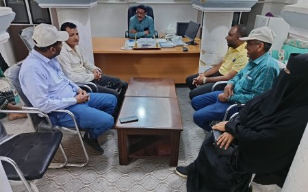 مدير عام تريم يلتقي فريق منظمة صُنّاع النهضة لمناقشة تدخلات تحسين سبل العيش بوادي عدم