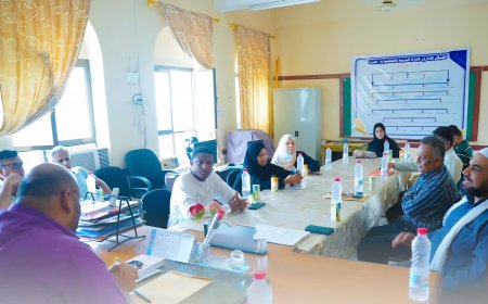 مدير تربية صيرة يناقش مع مؤسسة الهجرة سبل تحسين العملية التعليمية بالمديرية