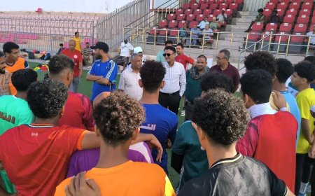 وجدان الشاذلي يتفقد تحضيرات "التلال" و"وحدة عدن" قبيل انطلاق كأس الجمهورية