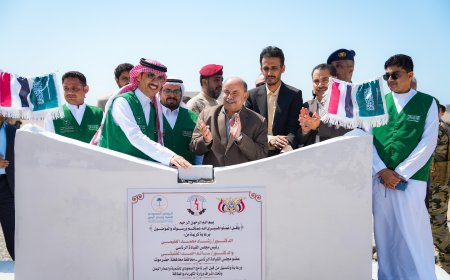 الخنبشي يدشّن مشروعًا إسعافيًا لتوليد 100 ميجاوات لتحسين كهرباء ساحل حضرموت