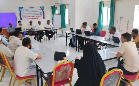 مكتب الصحة بالمهرة يعقد الاجتماع الدوري لمراجعة وتحليل أداء أنشطة برنامج التغذية بدعم اليونيسف