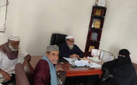 مدير عام أوقاف أبين يلتقي مدير عام الخدمة المدنية ويشيد بمستوى الانضباط الوظيفي