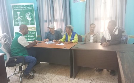 لحج.. مدير عام المسيمير يبحث مع مؤسسة يماني خطة توزيع المساعدات الغذائية المدعومة من مركز الملك سلمان