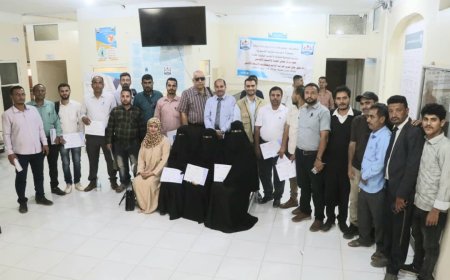 جامعة خليج عدن الدولية تختتم ورشة تقرير الدراسة الذاتية ومتطلبات الاعتماد الأكاديمي