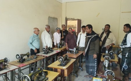 مدير عام مديرية خنفر "اليوسفي "يزور المعهد التقني في الكود