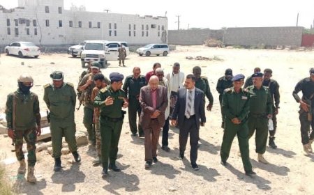 مدير عام أمن أبين يستقبل رئيس مصلحة التأهيل والاصلاح بوزارة الداخلية