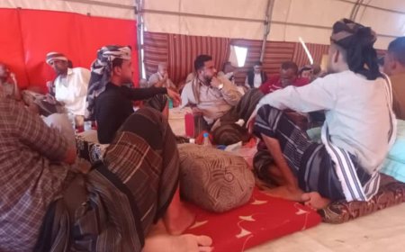 قيادة حلف أبناء الحواشب تؤدي واجب العزاء لأسرة العميد عادل عميس