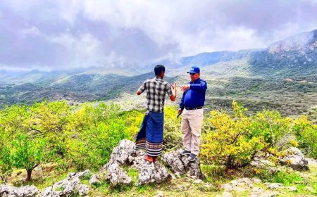 المستشار الفني لوزارة الزراعة يزور محمية حوف ويبحث مع السلطة المحلية القضايا البيئية والتنوع البيولوجي للحفاظ على المصادر الوراثية والتنموية