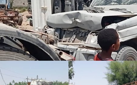 وفاة شخص وإصابة آخر في حادث سير بالقرب من الحوطة بمحافظة لحج