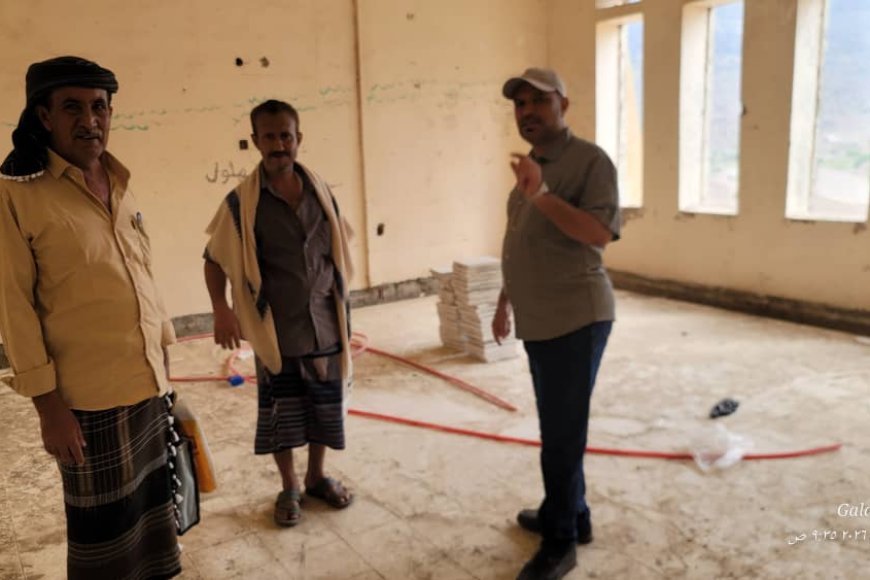 المسيمير تشهد نقلة نوعية في البنية المؤسسية.. مدير عام المديرية يتفقد مشروع المجمع الحكومي ويؤكد قرب إنجازه