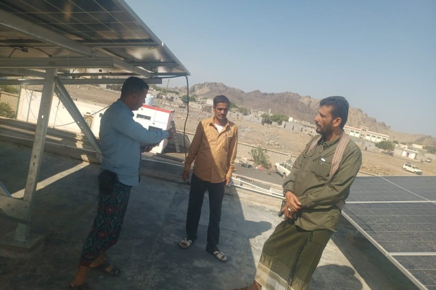 المغربي يتفقد سير عمل مشروع ترميم وتأهيل سطح مستشفى الملاح