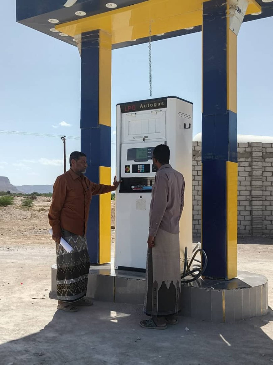 نزول ميداني على محطات تعبئة الغاز بمديرية القطن 