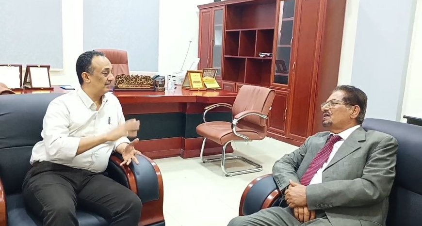 مدير عام صحة عدن يناقش مع وكيل المحافظة عبدالحكيم الشعبي أوضاع القطاع الصحي