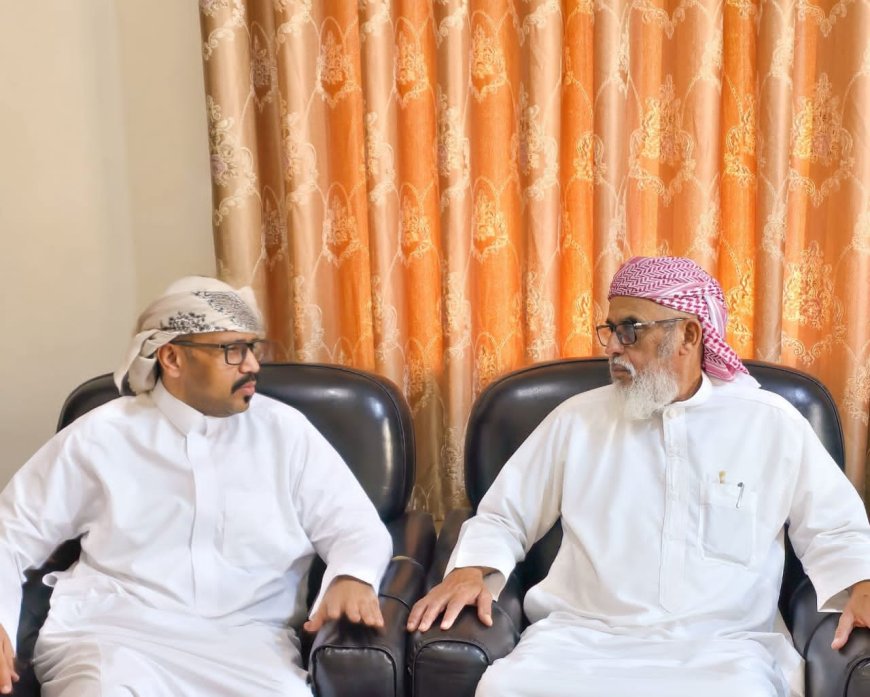 التميمي مدير عام مصلحة شؤون القبائل يبحث مع رئيس هيئة الصلح والتحكيم بمرجعية قبائل حضرموت جهود إصلاح ذات البين