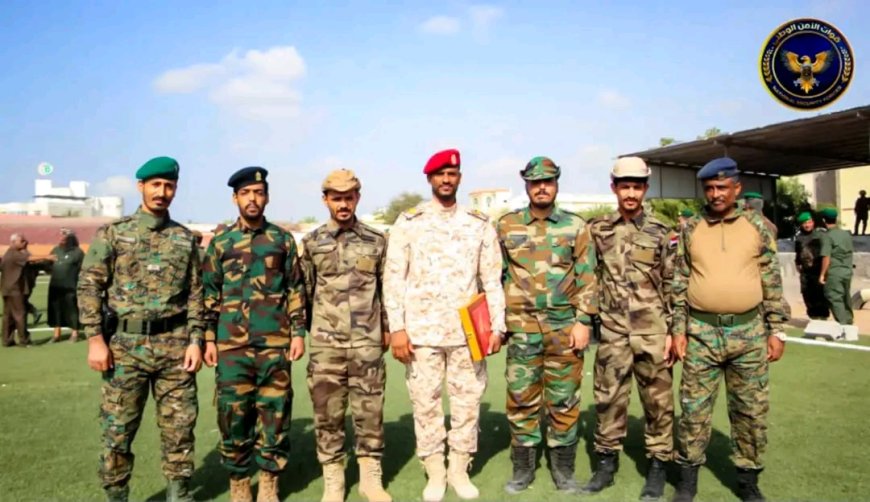 قيادة قوات الأمن الخاصة تكرم الملازم يسلم الصبيحي