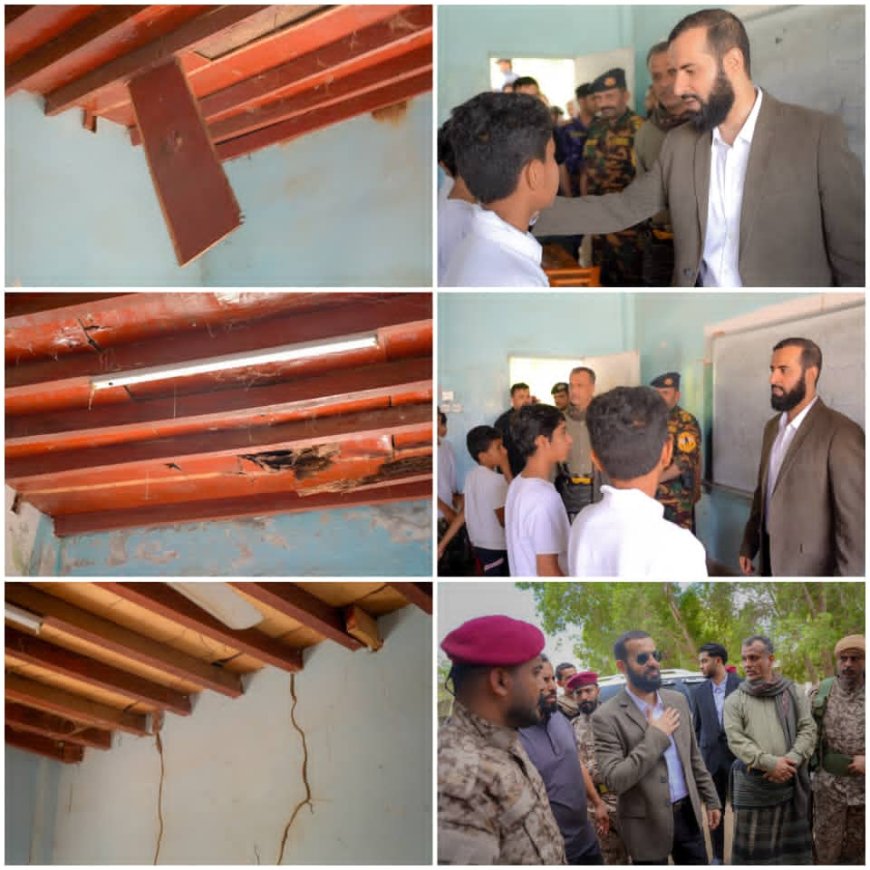 محافظ أبين يتفقد مجمع سمية أم عمار بخنفر ويؤكد إعادة تأهيله