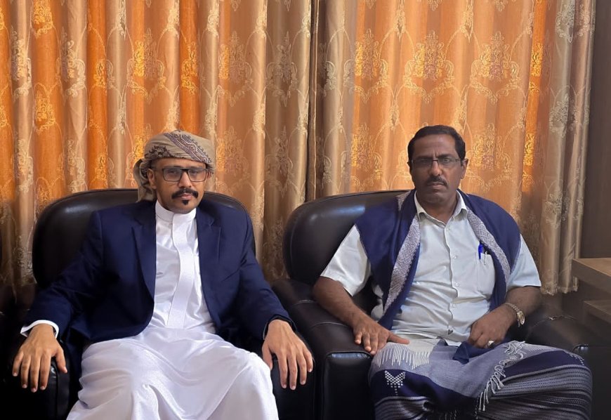 التميمي مدير عام مصلحة شؤون القبائل يبحث مع مدير عام مديرية رخية سبل التعاون المشترك