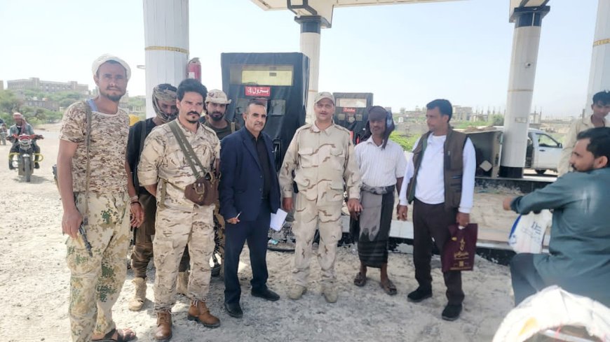 مكتب الصناعة والتجارة بقعطبة ينفذ حملة ميدانية واسعة على محطات الوقود والغاز