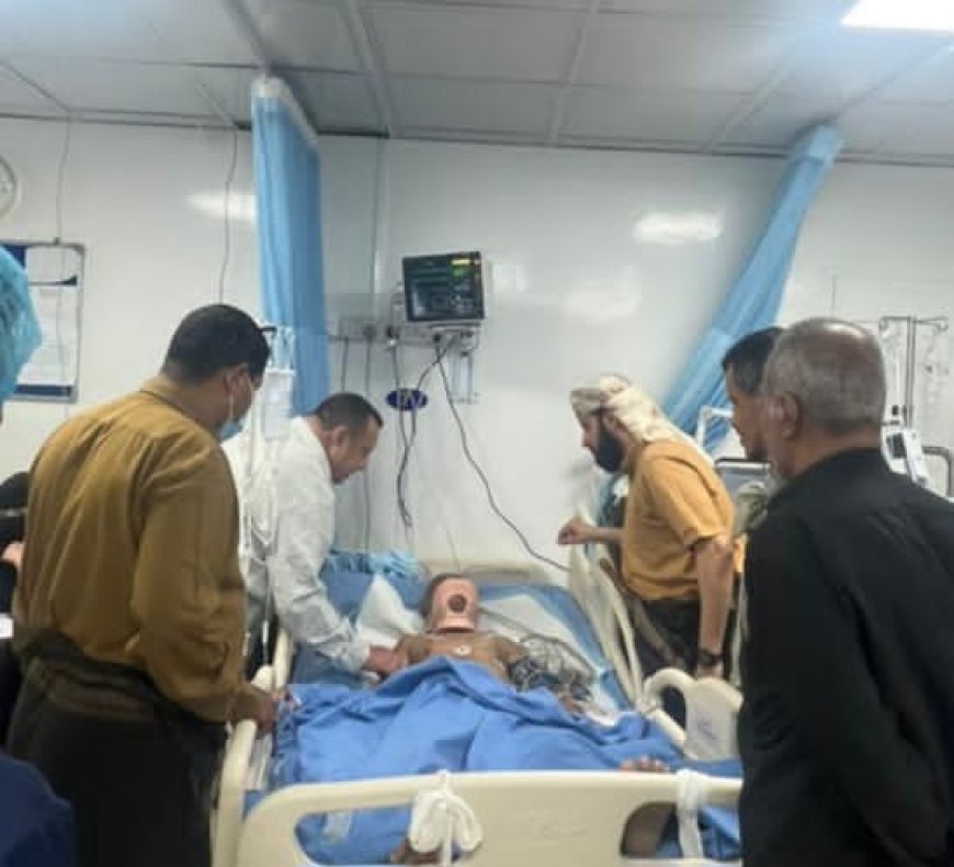 محافظ أبين يطمئن على صحة الأستاذ حسين دحه عقب محاولة اغتياله في مودية