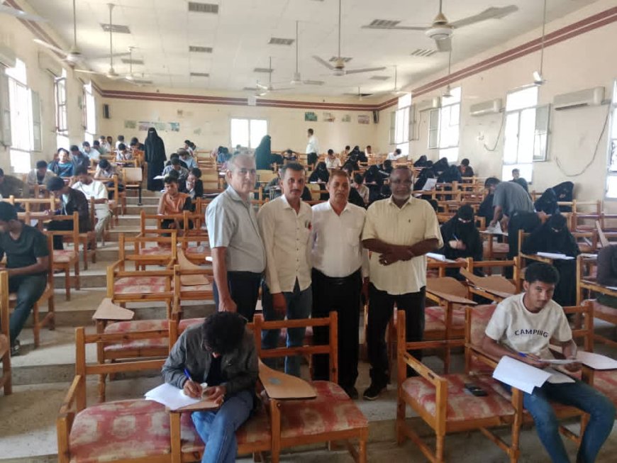 انطلاق امتحانات الدور الثاني للفصل الدراسي الأول في كلية ردفان الجامعية بجامعة لحج 