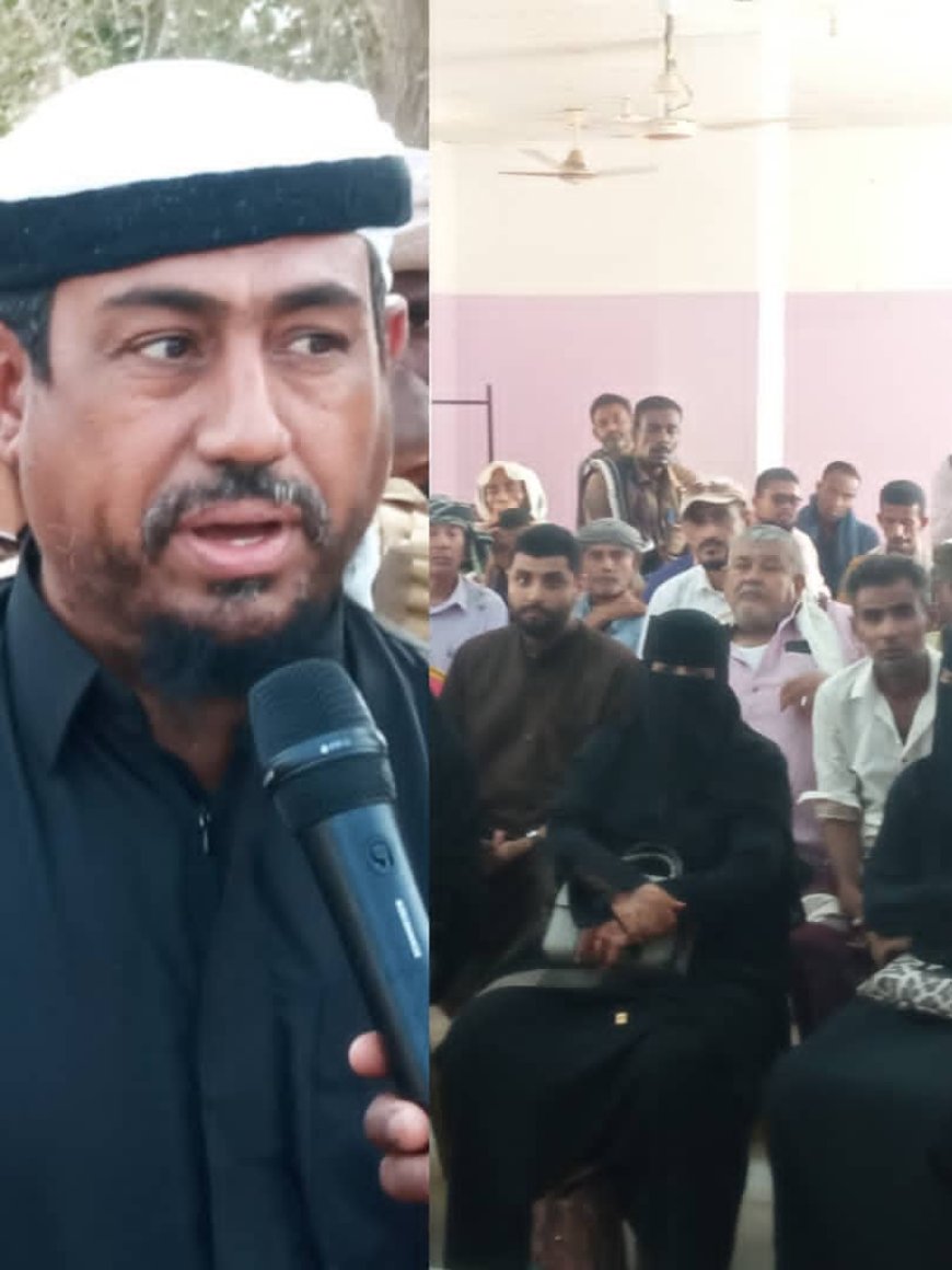 وسط ارتياح شعبي في المديرية مدير عام خنفر يؤكد أهمية استمرار برنامج الغذاء العالمي في المديرية