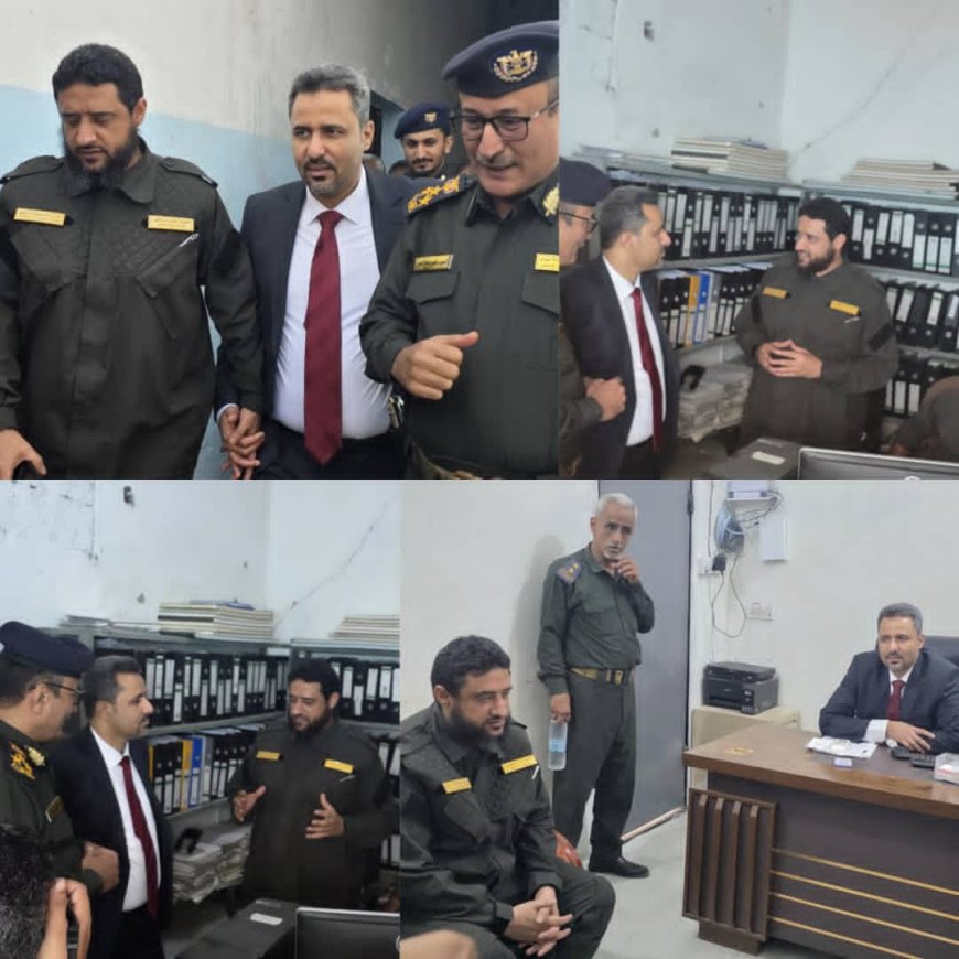 افتتاح بالخضراء وتفقد بتبن.. محافظ لحج ومدير الأمن في جولة ميدانية لمتابعة الأحوال المدنية