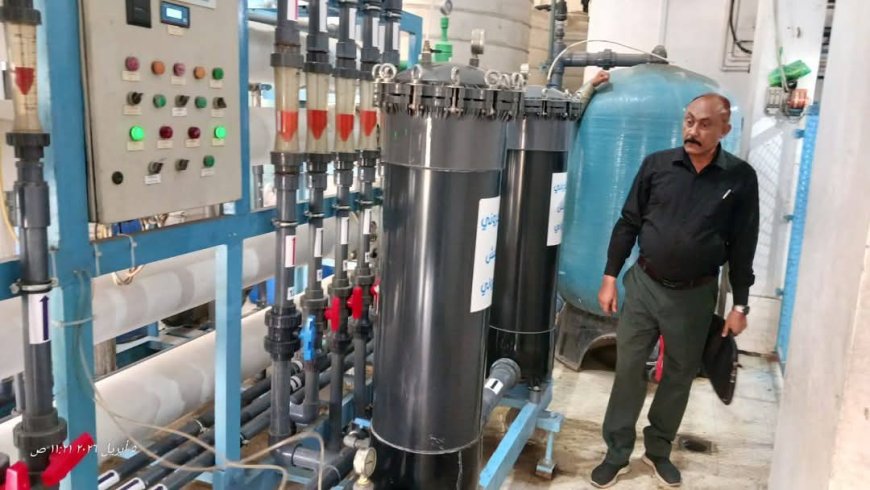 تعز.. استمرار التشديد الرقابي على محطات تحلية مياه الشرب.