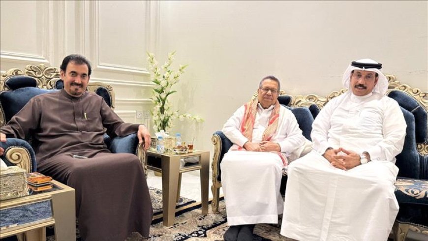 هاني البيض يناقش مع رئيس مجلس الشورى مستقبل اليمن ومسارات الخروج من الأزمات