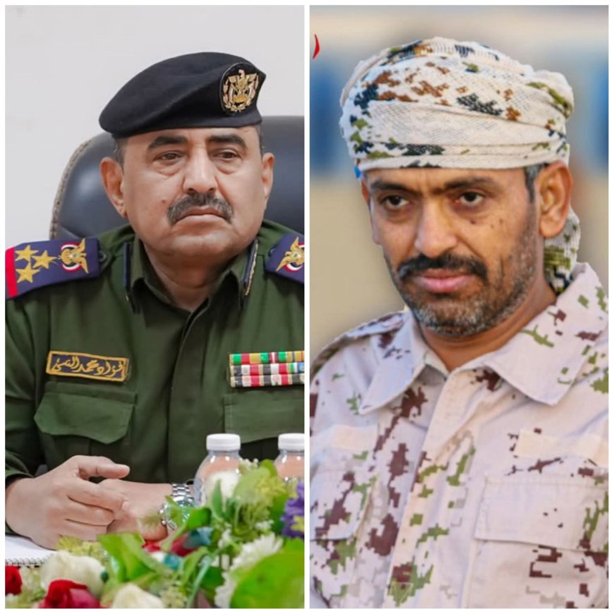 مدير عام شرطة شبوة يعزي في وفاة العقيد علي مبارك السقاف الهديبي