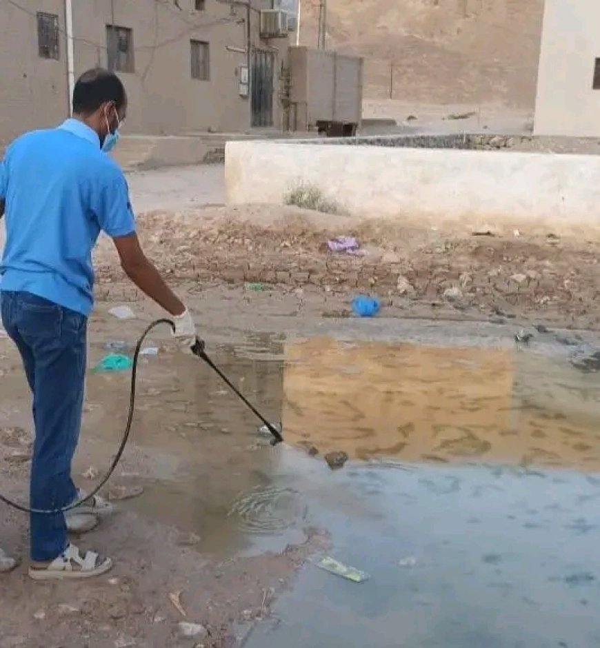 صحة وادي حضرموت تدشن حملة لمكافحة البعوض الناقل للحميات بسيئون
