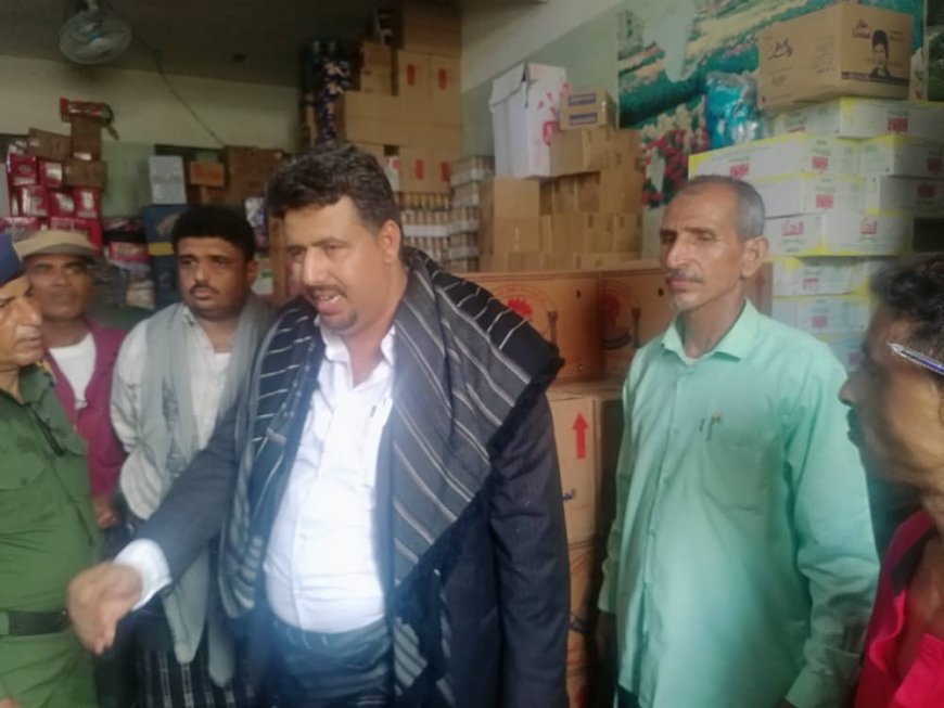 مكتب الصناعة والتجارة في أبين ينفذ حملة تفتيش شاملة على محطات الوقود والمحلات التجارية بأحور