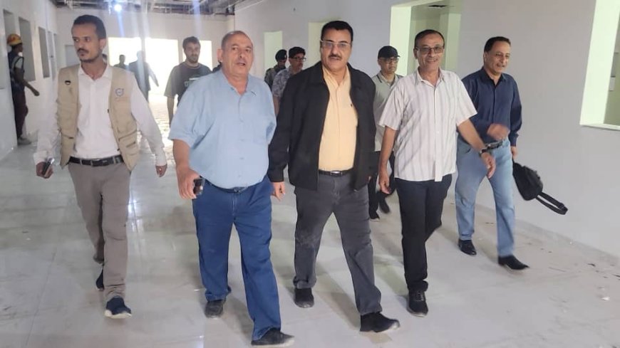 مدير عام المنصورة يتفقد الأعمال النهائية بمشروع بناء مخازن اللقاحات