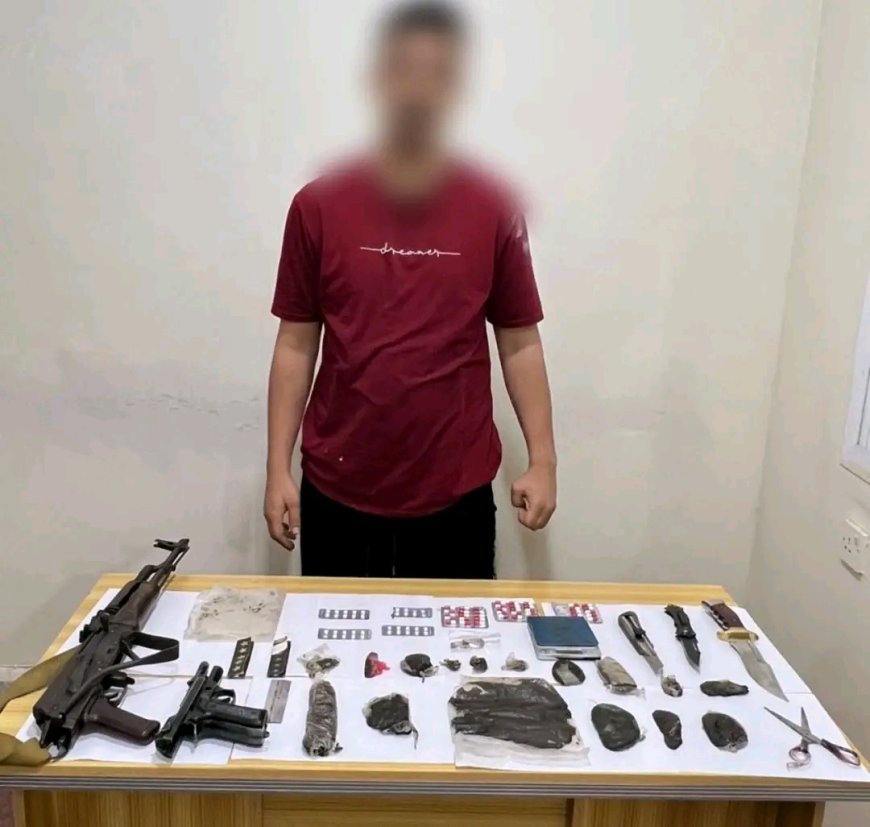 المقدم مياس الجعدني في عملية نوعية ضبطنا احد اخطر مروجي المخدرات وبحوزته كمية من الحشيش بمنطقة التقنية